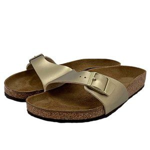 Birkenstock Women's Gold Madrid Sandals / Regular Fit / Size 8